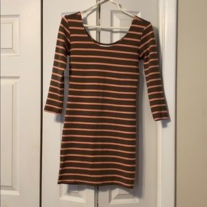 Three quarter sleeve dress